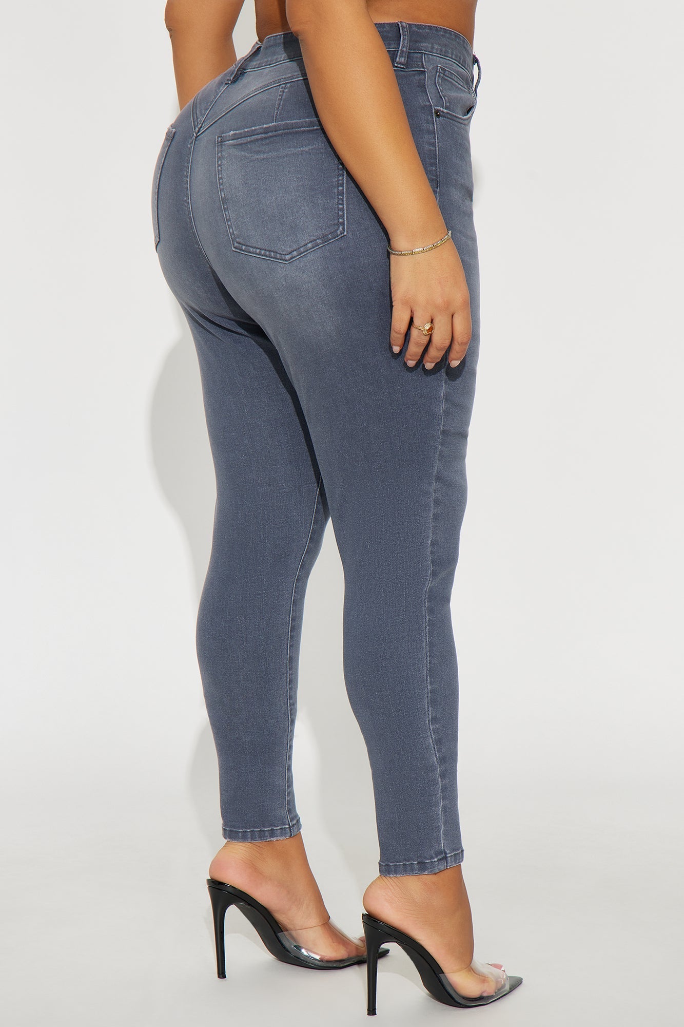 Highly Motivated Skinny Jeans - Grey
