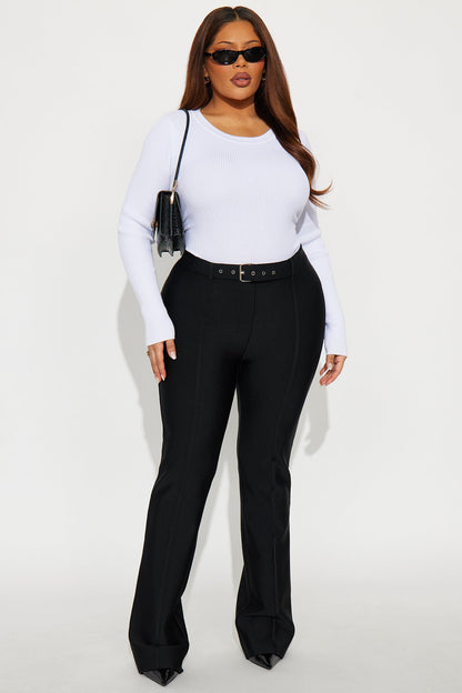 Alena Straight Bandage Pant 33 - Black