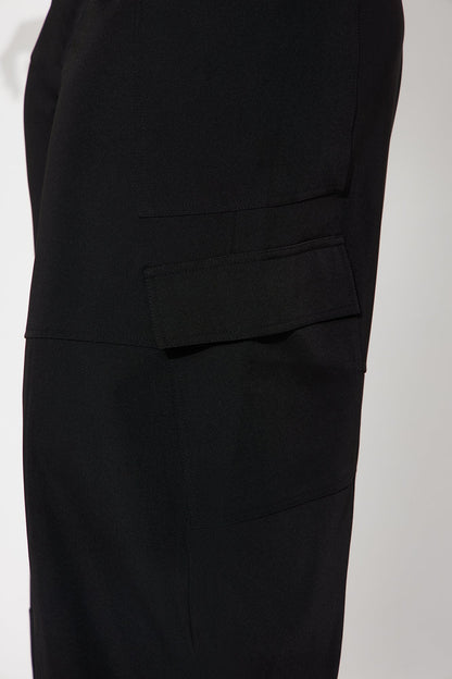 Vera Twill Cargo Jogger Pant 32″ - Black