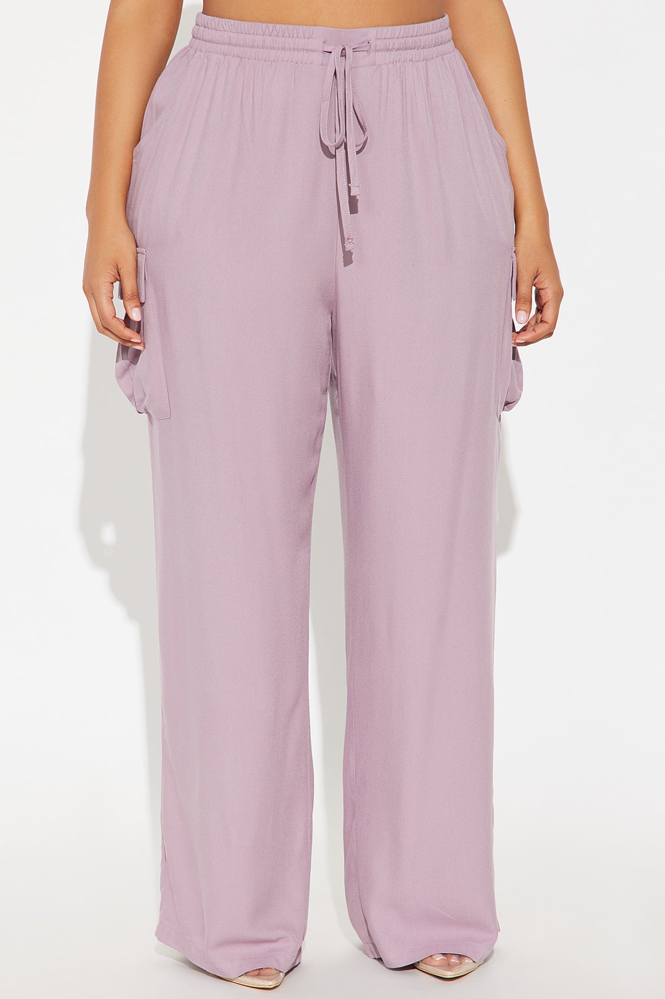 Camilla Wide Leg Cargo Pant - Orchid