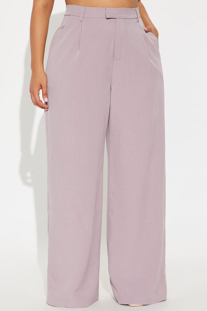 Etta Wide Leg Pant 33″ - Orchid