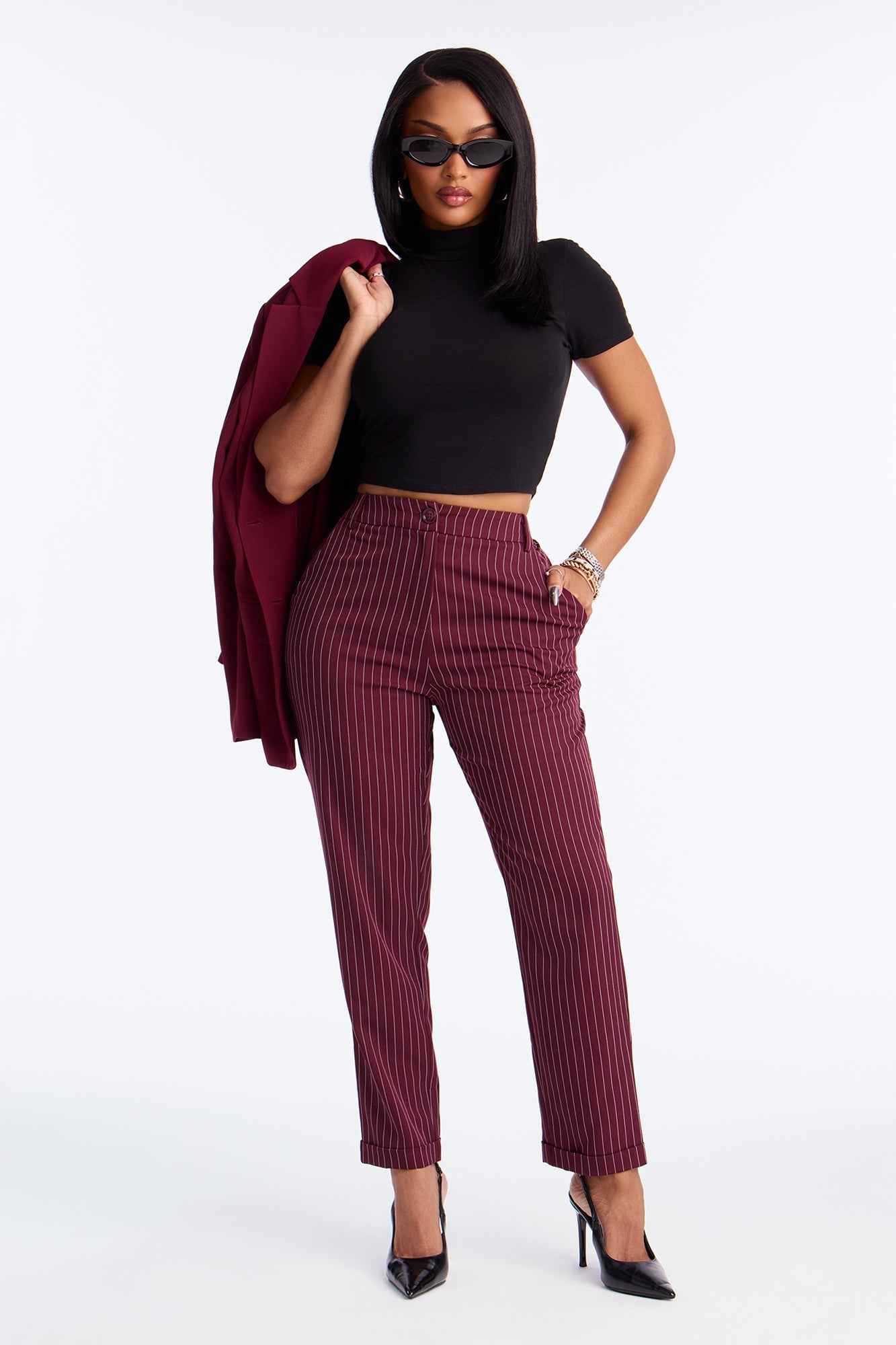 Business As Usual Pants - Chocolate/Combo