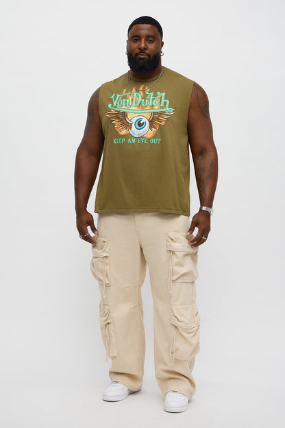 Von Dutch Keep An Eye Out Short Sleeve Tee - Hunter