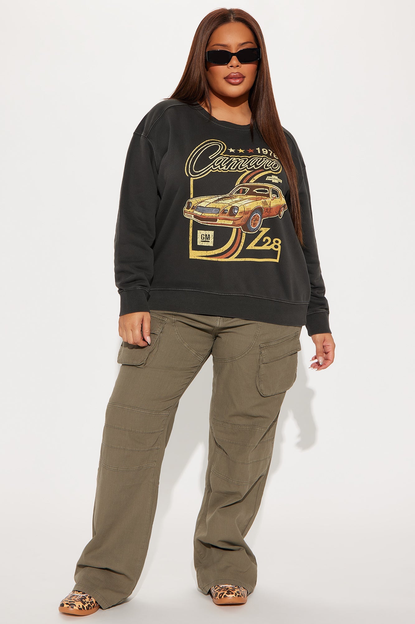Camaro 1978 Crew Neck Sweatshirt - Black Wash