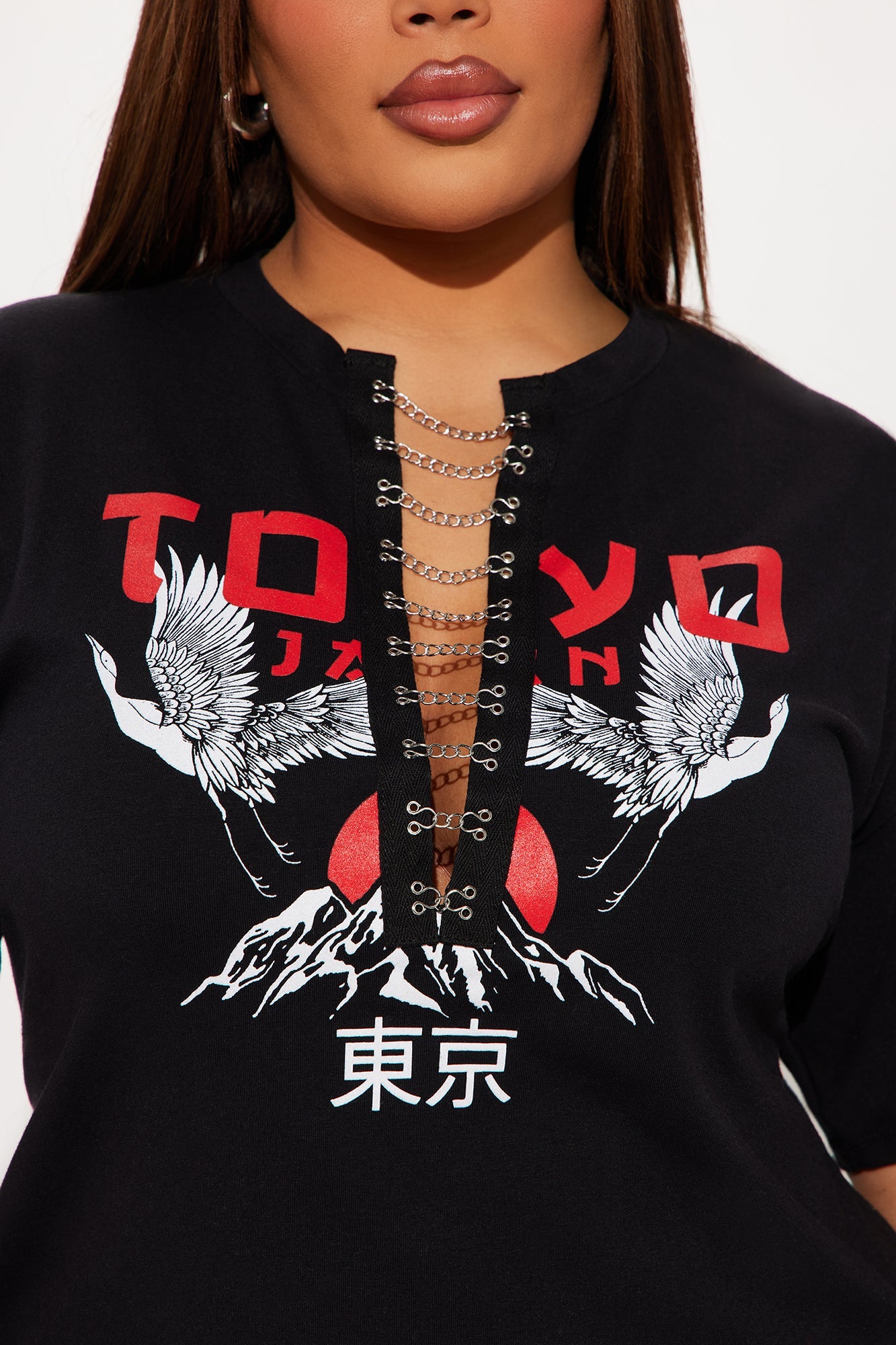 Tokyo Drift Tshirt Mini Dress - Black