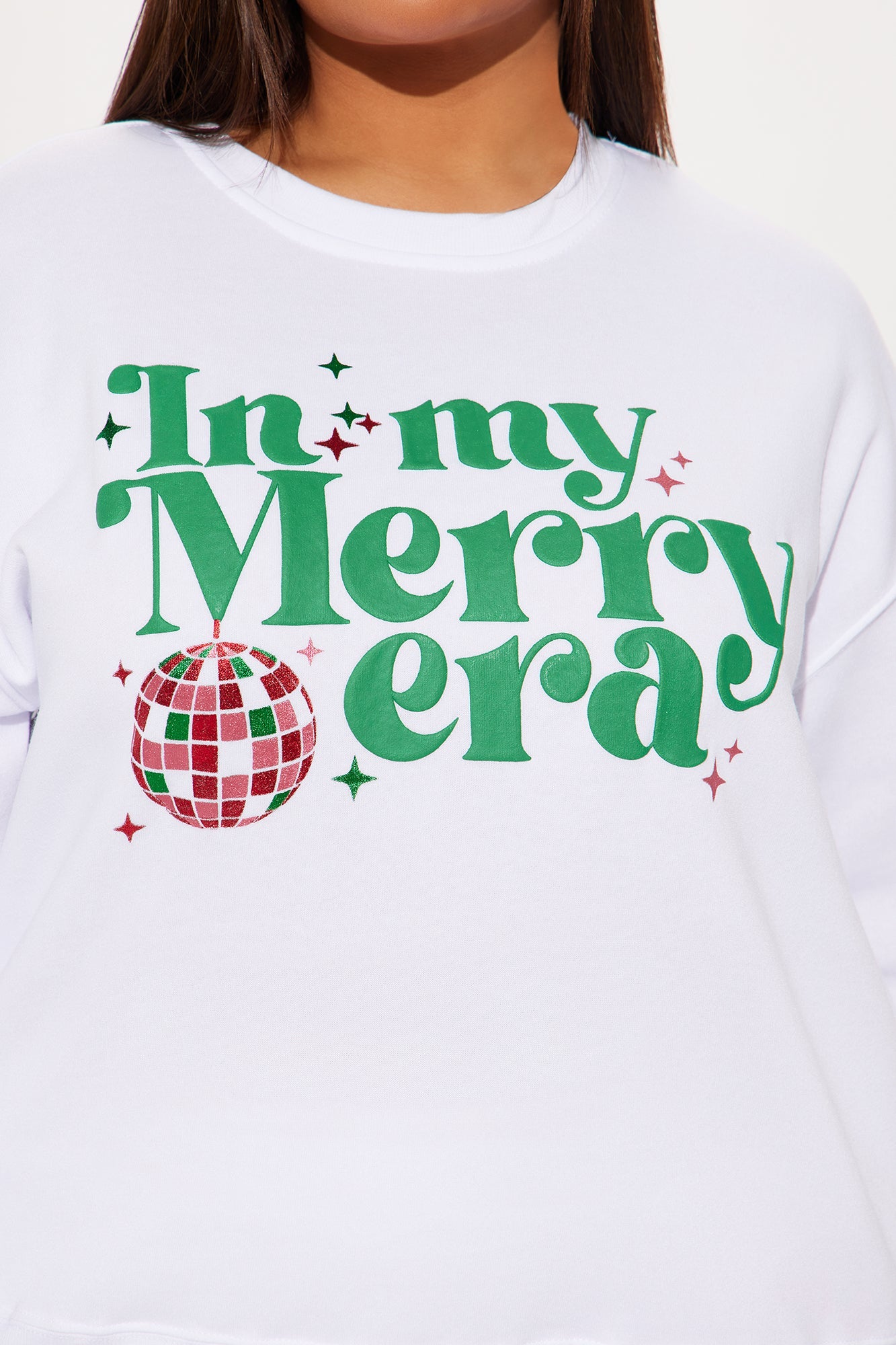 Christmas Spirit Fleece Pant Set - White