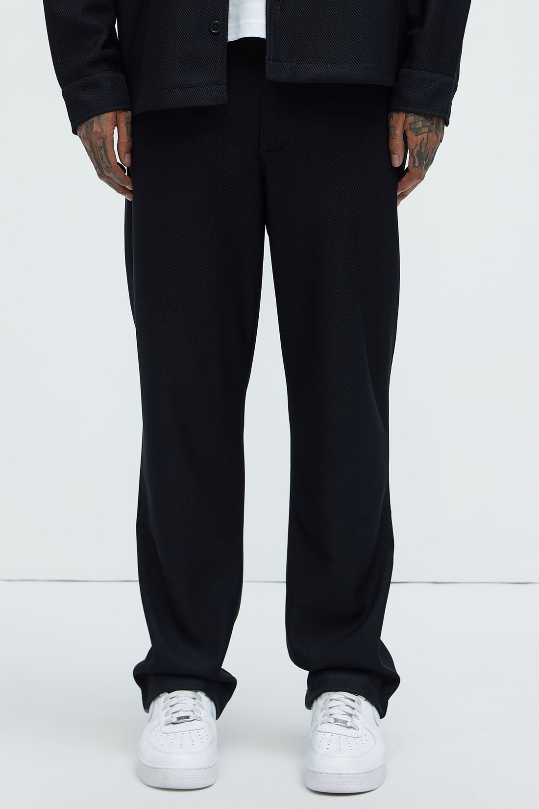 Turner Straight Trousers - Black