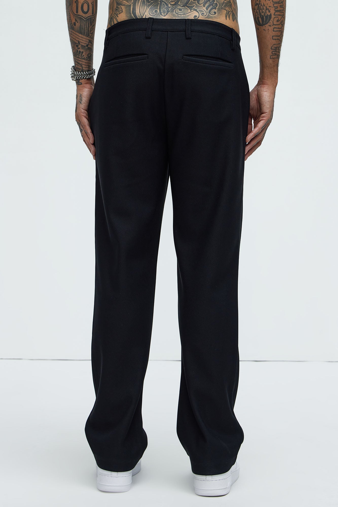Turner Straight Trousers - Black