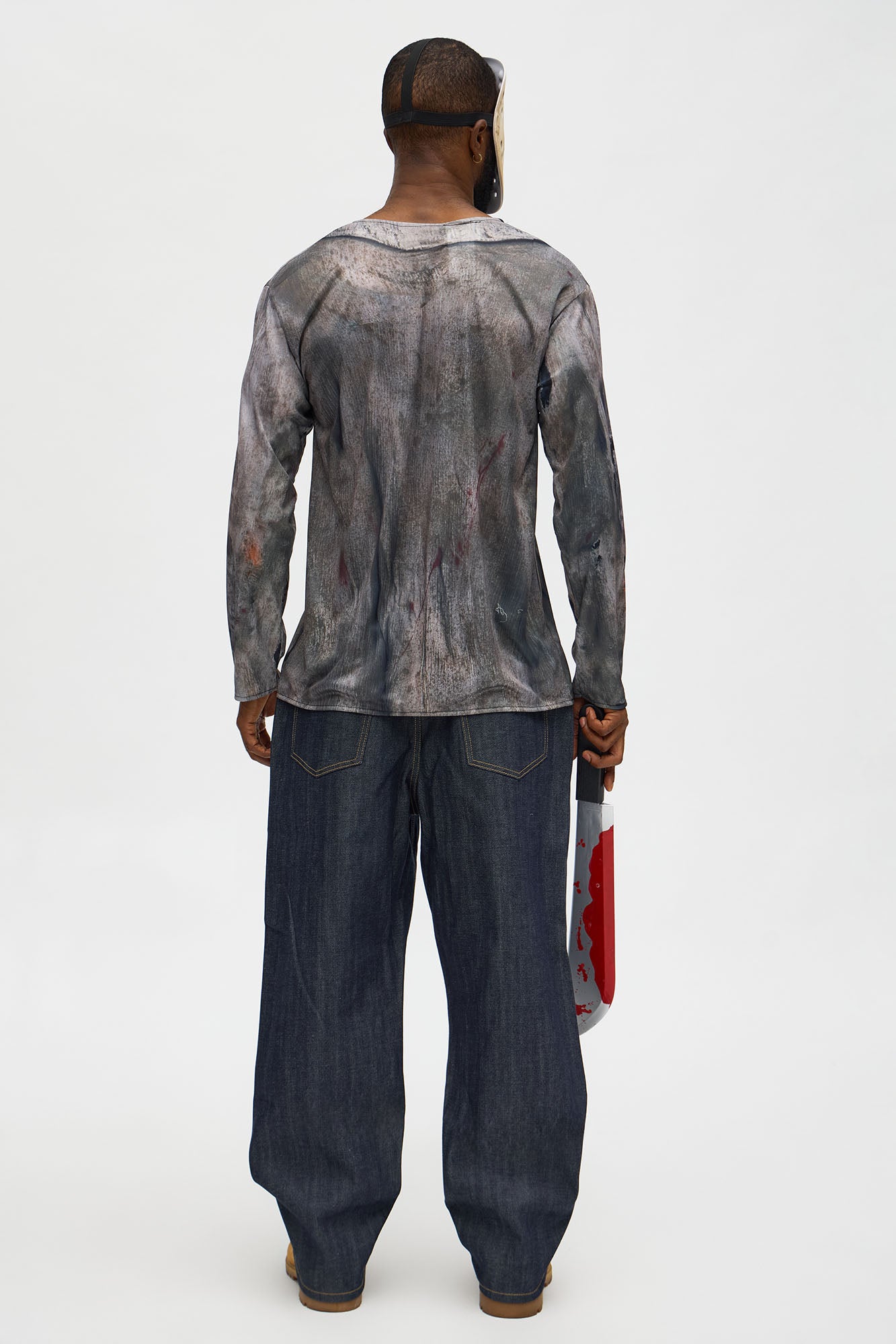 Jason Voorhees 2 Piece Costume Set - Grey