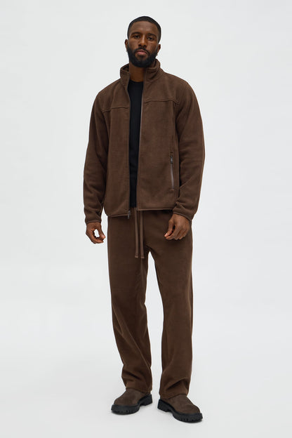 Core Microfleece Pants - Brown