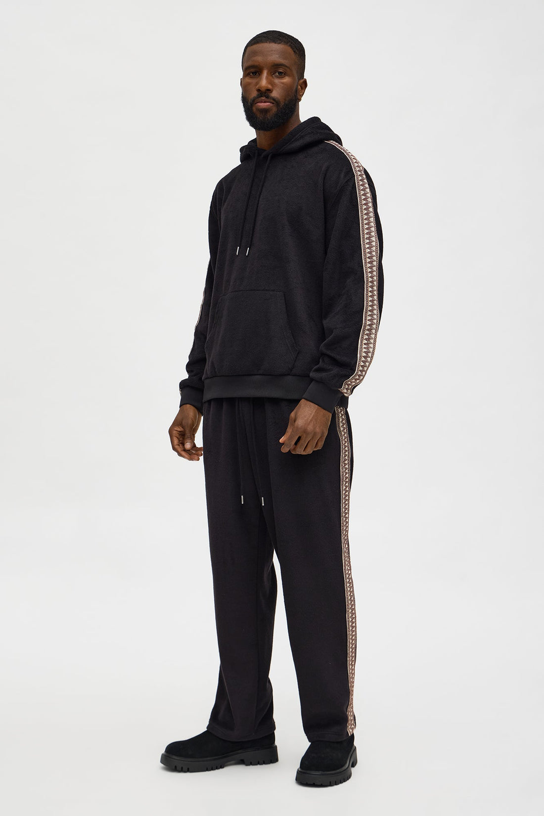 Wooley Taped Hoodie - Black