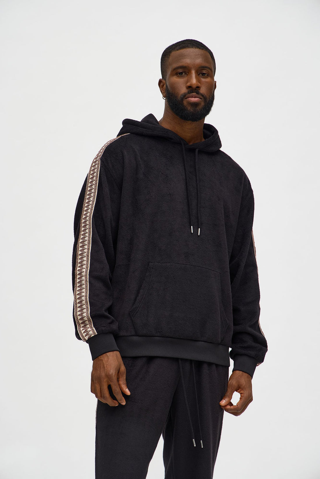 Wooley Taped Hoodie - Black