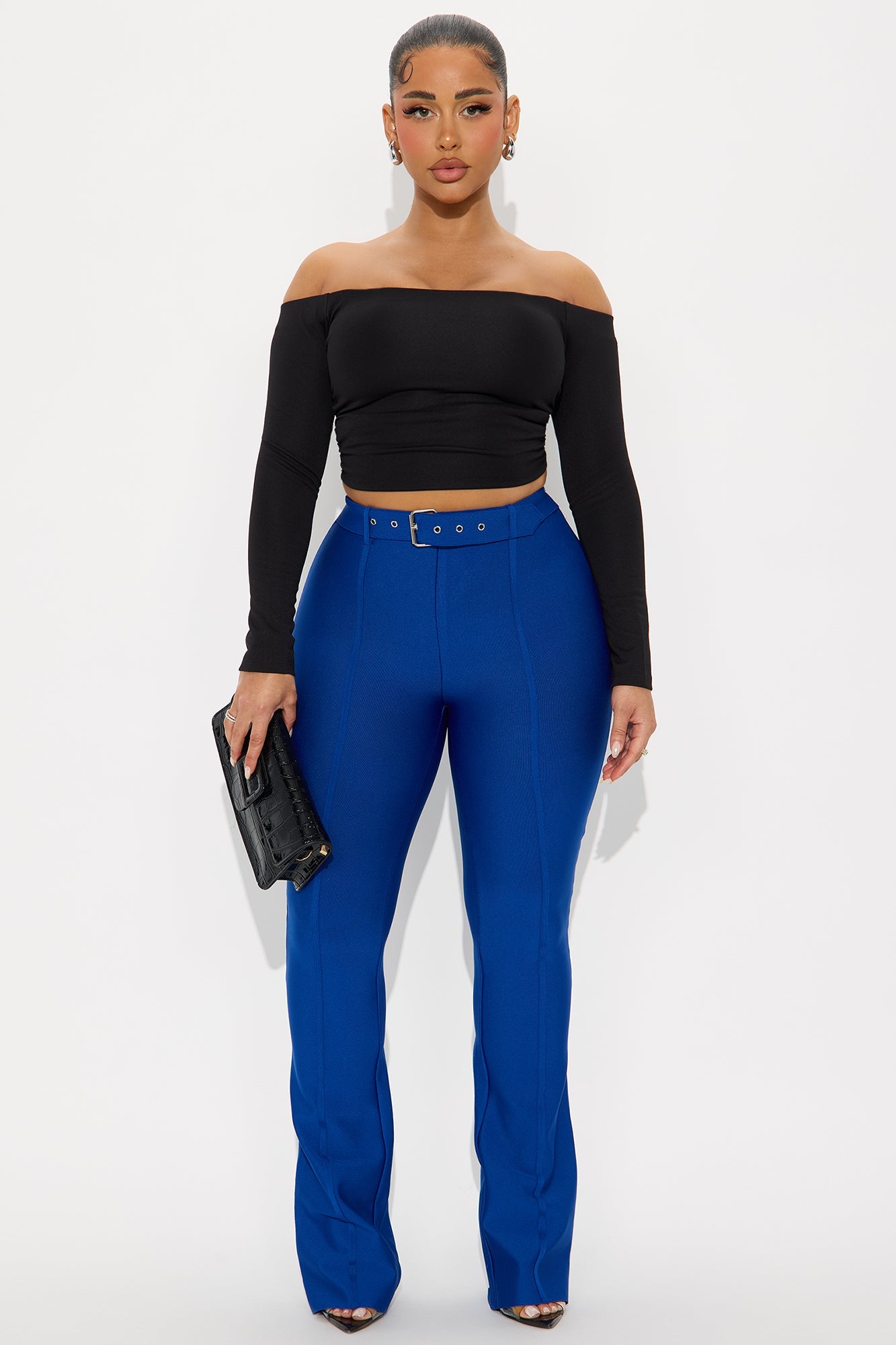 Alena Straight Bandage Pant 33 - Royal