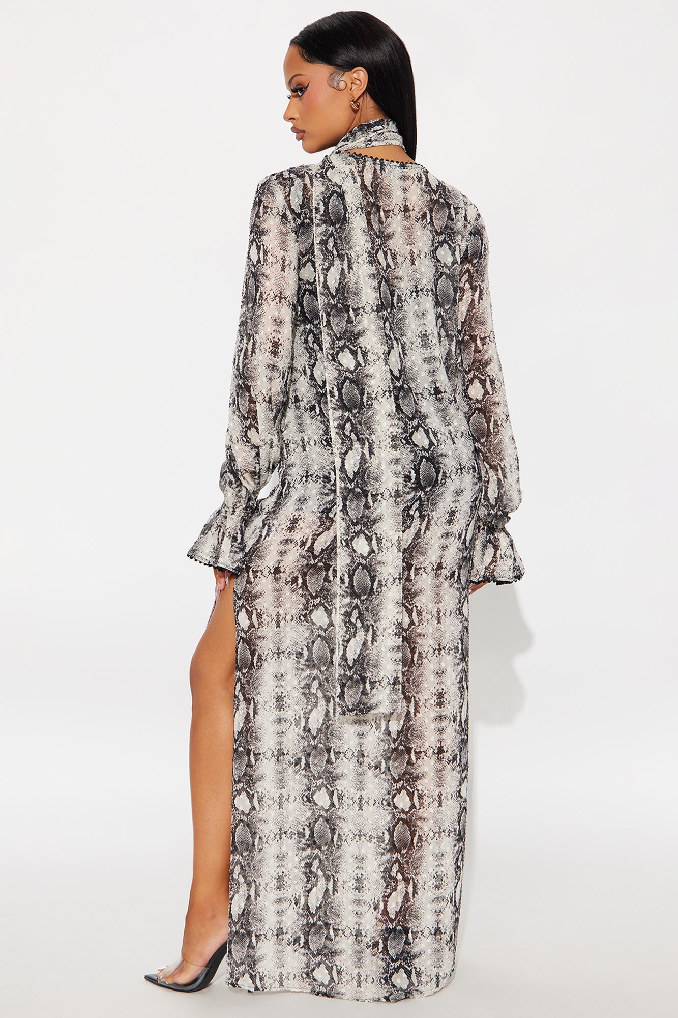 Wild Rhythm Maxi Dress - Grey/combo