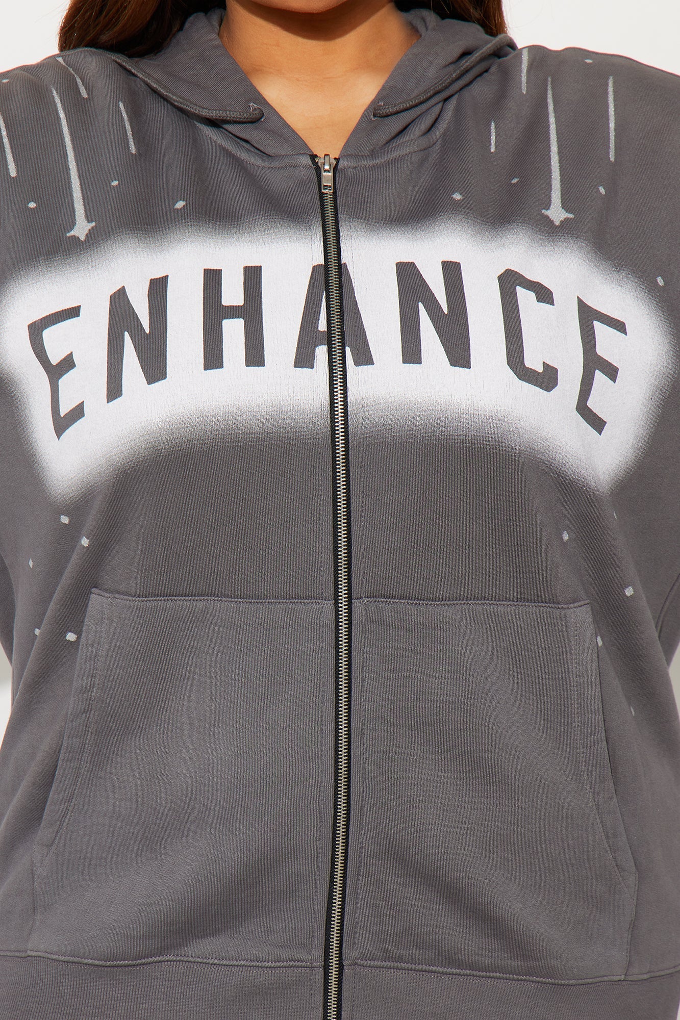 Enhance Vibe Washed Fleece Pant Set - Black
