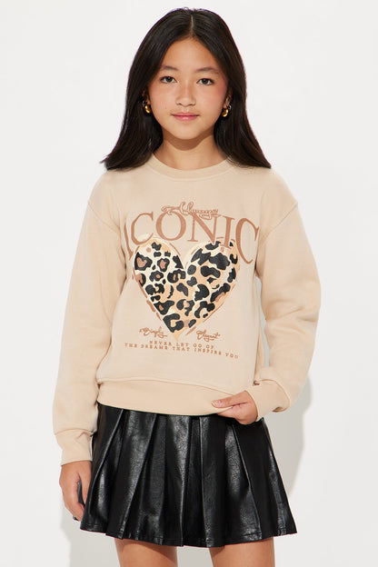 Mini Always Iconic Crew Neck Sweatshirt - Sand