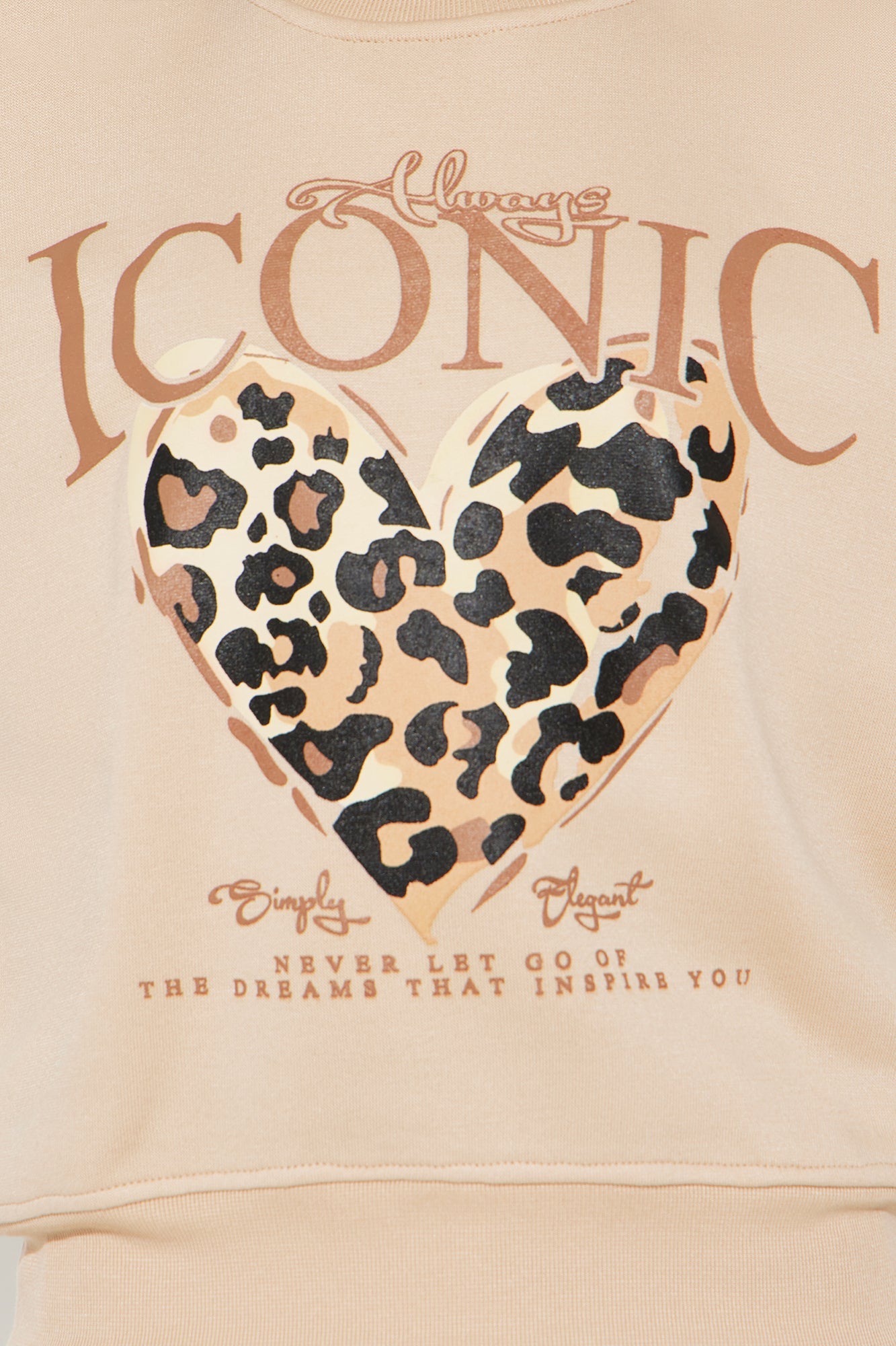 Mini Always Iconic Crew Neck Sweatshirt - Sand