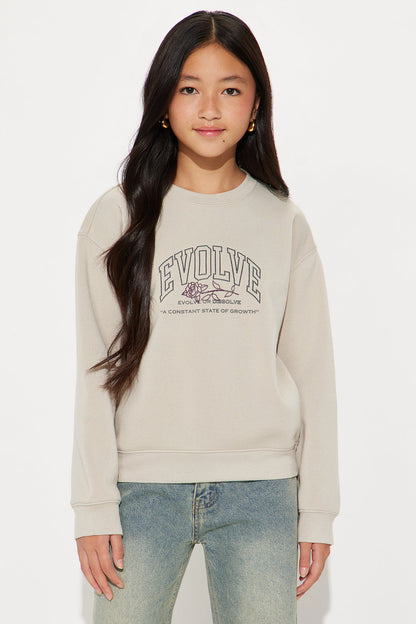Mini Evolve Washed Sweatshirt - Sand