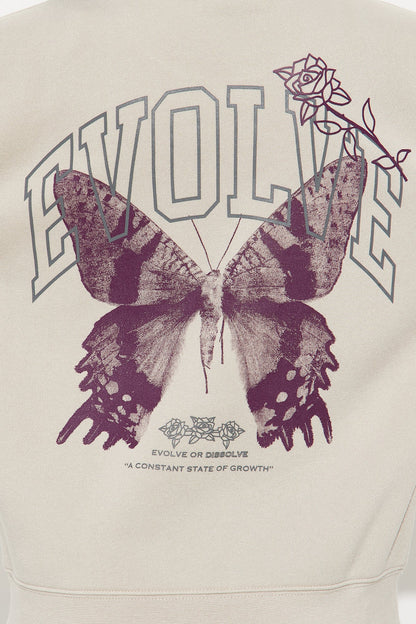 Mini Evolve Washed Sweatshirt - Sand