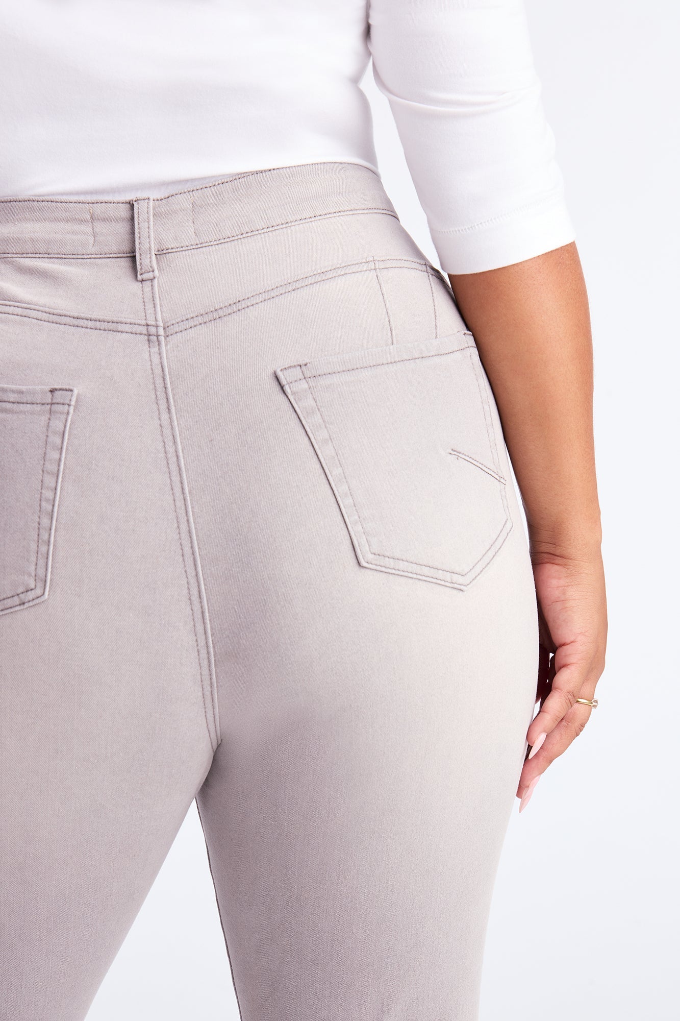 Tall Madrid Booty Lifting High Rise Stretch Skinny Jeans - Grey