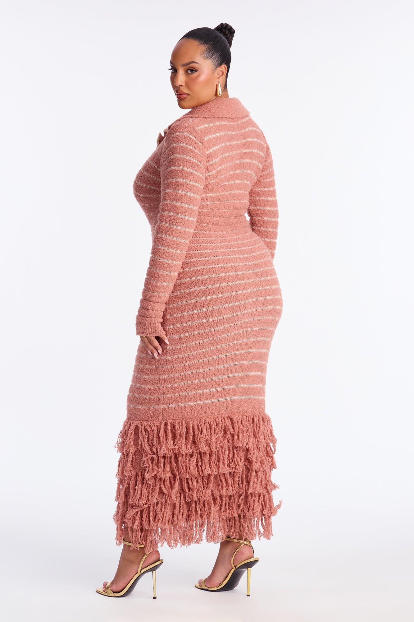 Not Too Much Sweater Maxi Dress - Camel