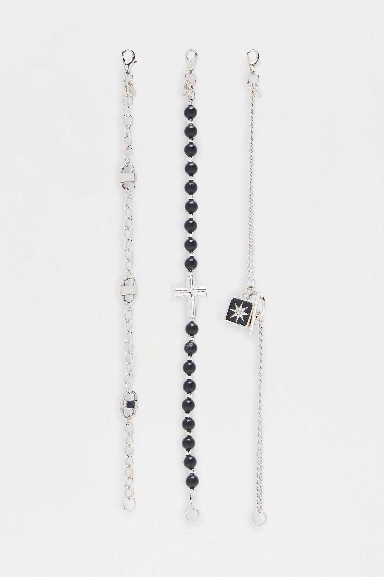 Stay United Bracelet Set - Silver
