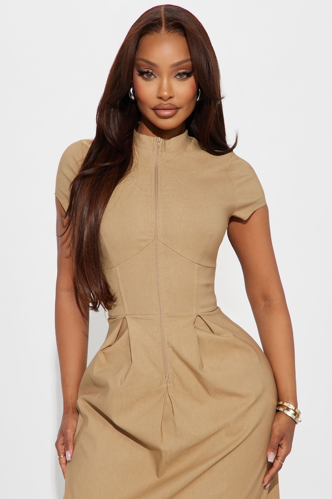 Too Busy To Care Maxi Dress - Mocha