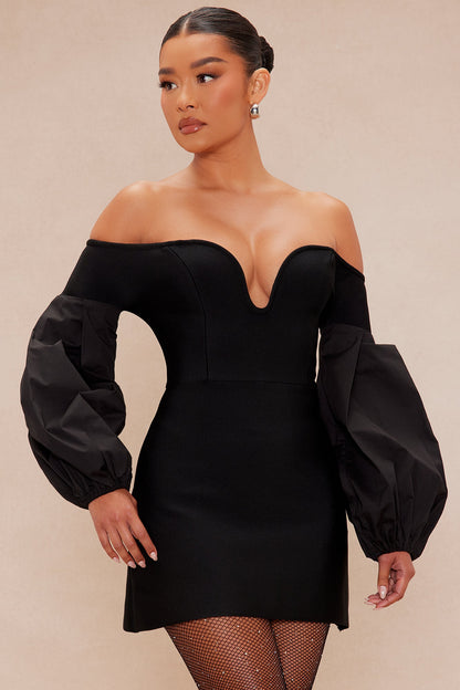 Kendall Mini Dress - Black