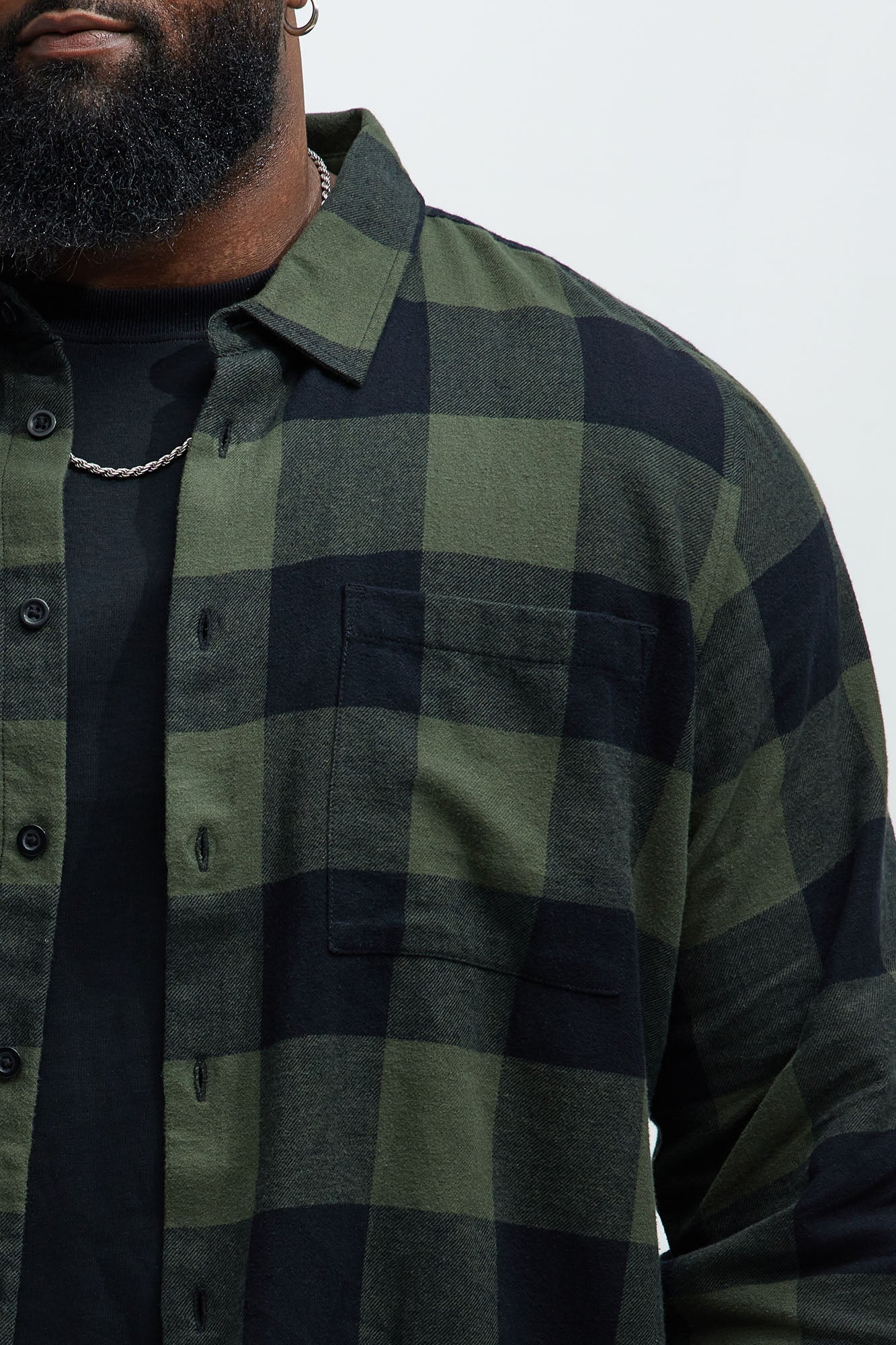 Park Flannel Shirt - Green/combo