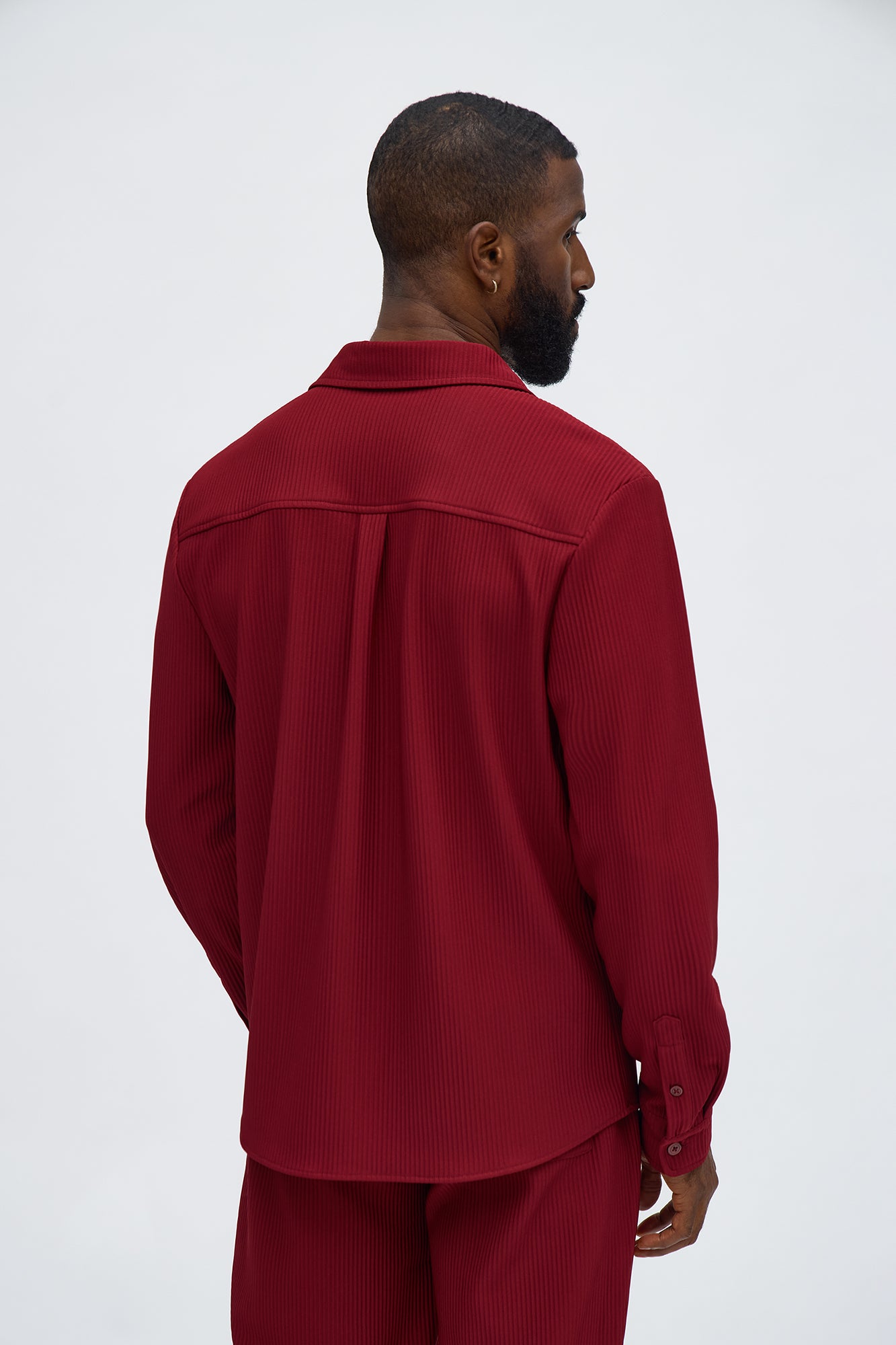 Show Up Long Sleeve Shirt - Burgundy
