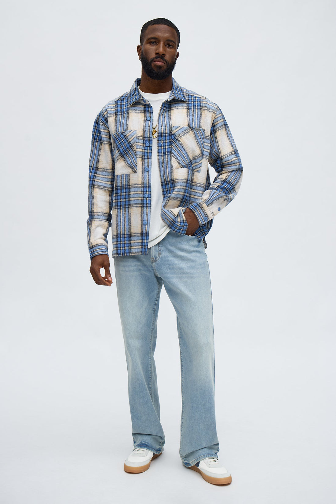 Your Monday Flannel - Blue/combo