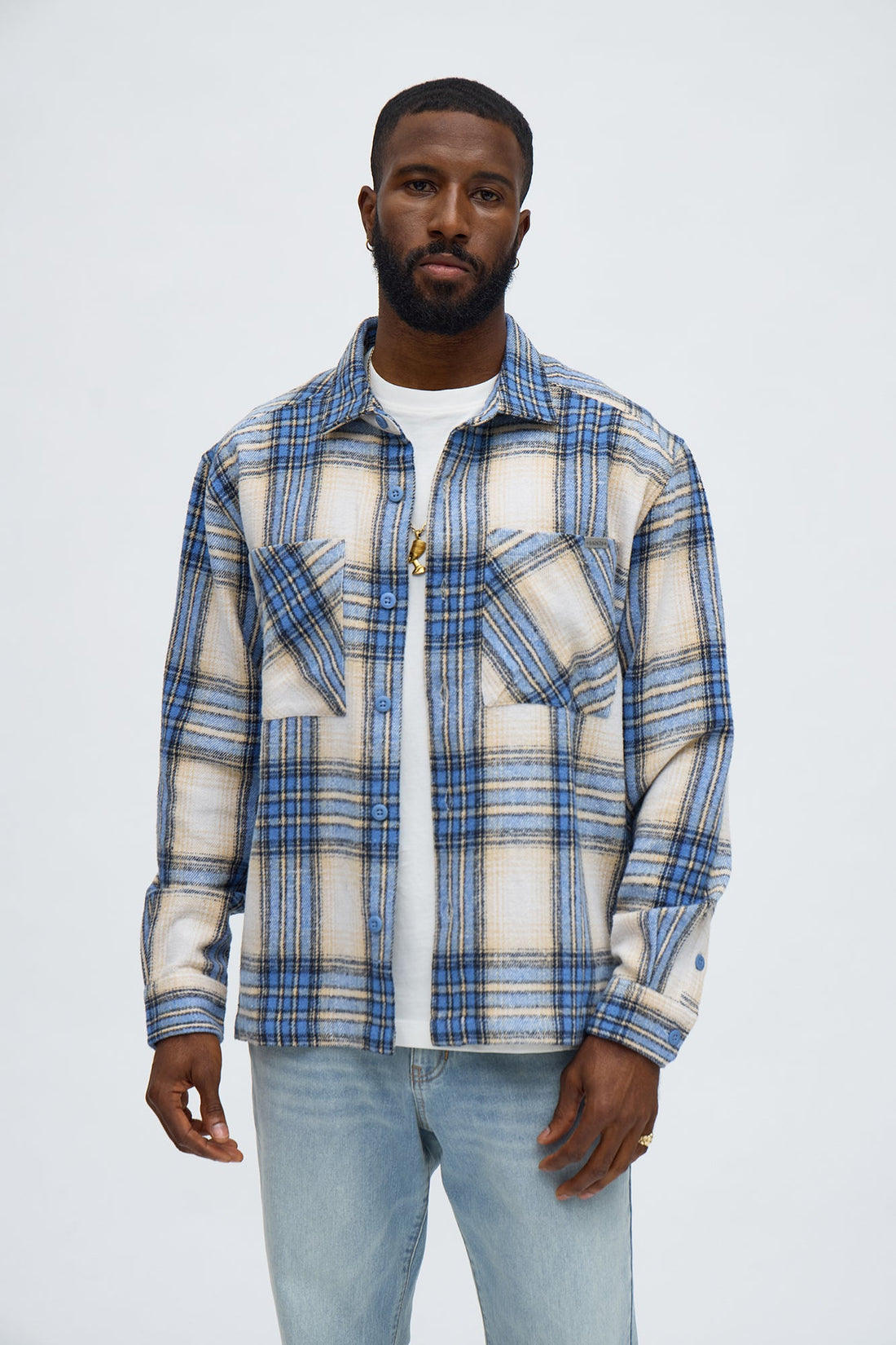 Your Monday Flannel - Blue/combo