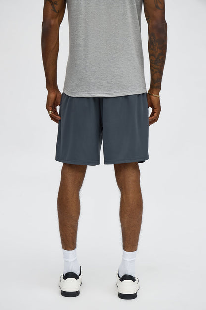 Easy Flow Pleated Short - Heather Grey