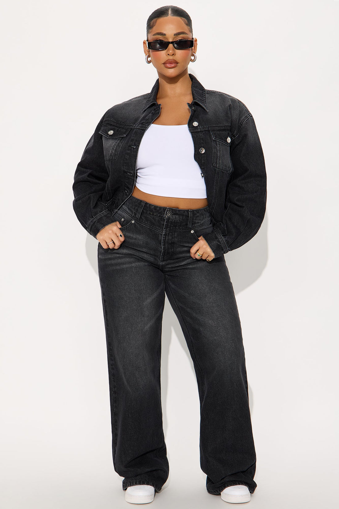 Saturday Special Straight Leg Jeans - Black Wash