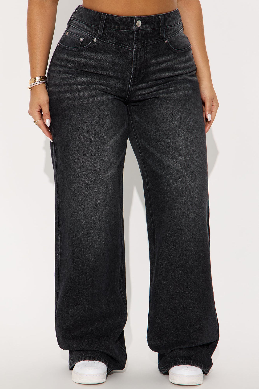 Saturday Special Straight Leg Jeans - Black Wash