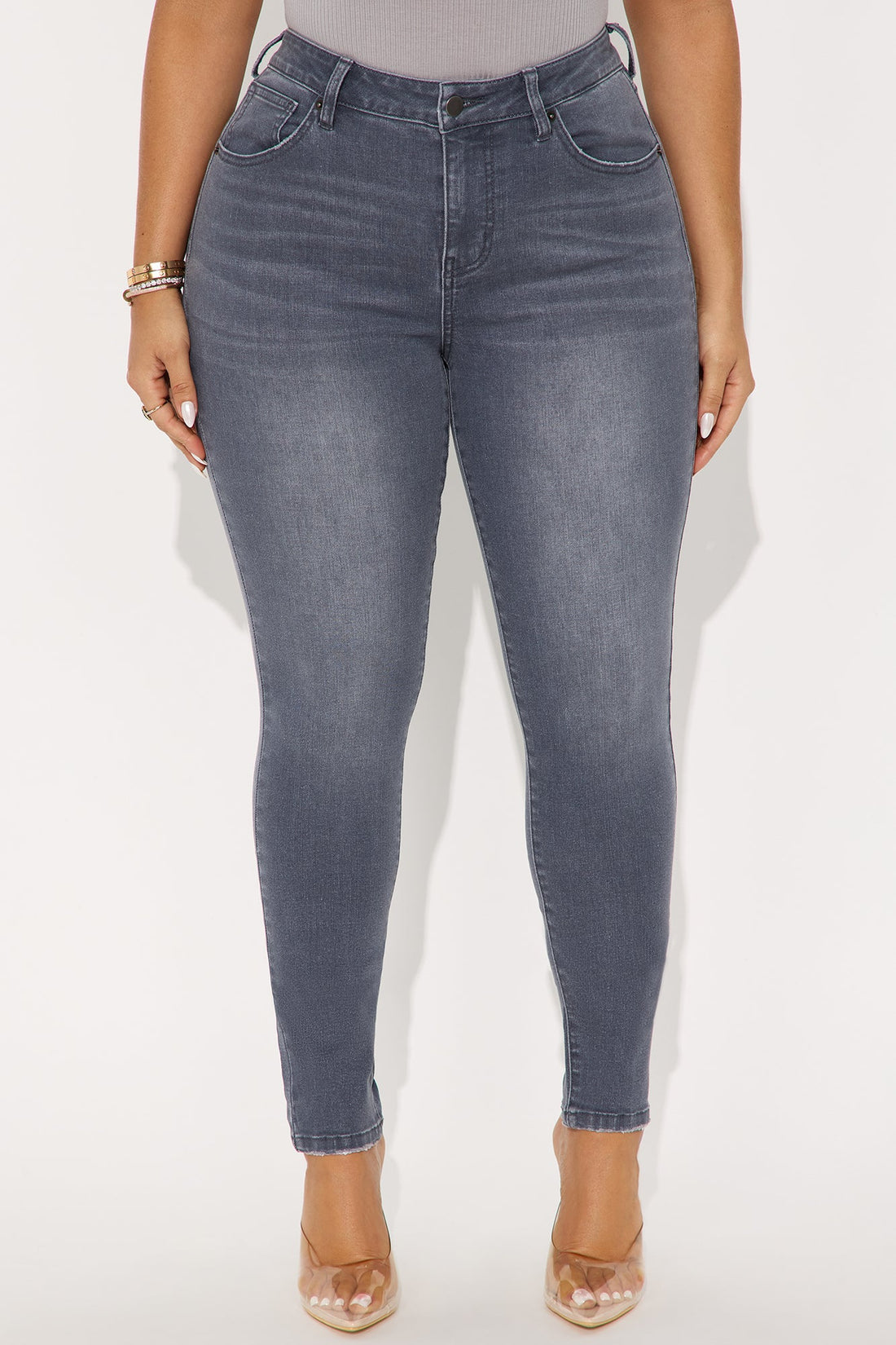 Highly Motivated Skinny Jeans - Grey