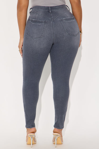 Highly Motivated Skinny Jeans - Grey