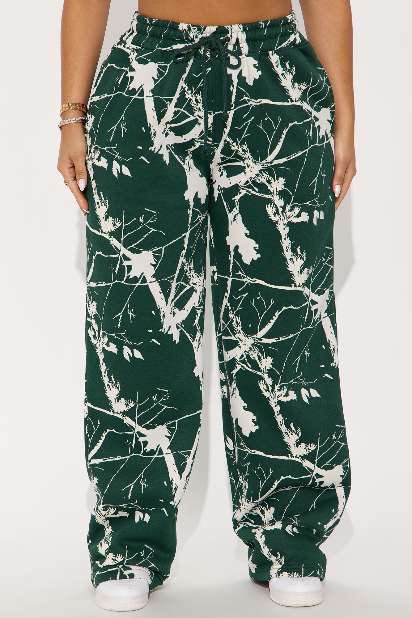 Kendall Washed Fleece Lounge Pant - Hunter