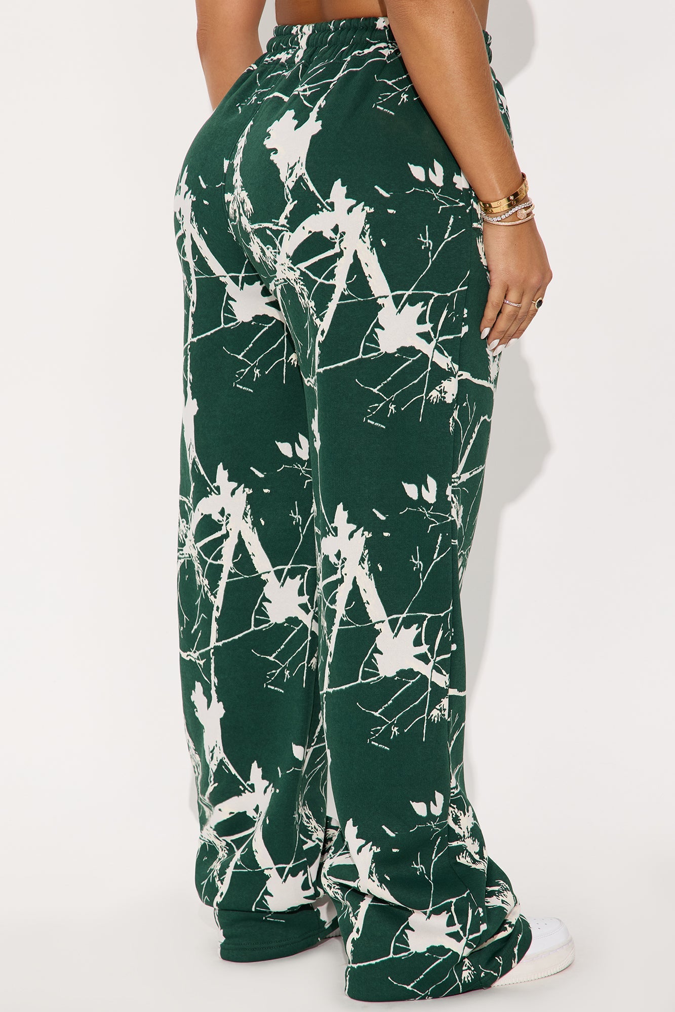 Kendall Washed Fleece Lounge Pant - Hunter