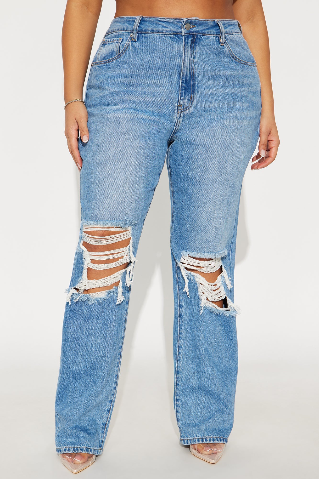 Houston Hybrid Straight Leg Jeans - Medium Wash