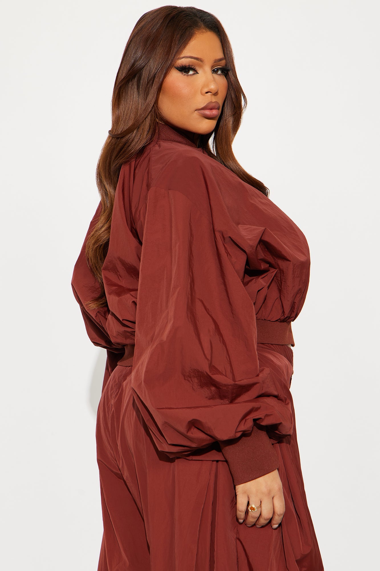 Do Not Disturb Mode Windbreaker Jacket - Mocha