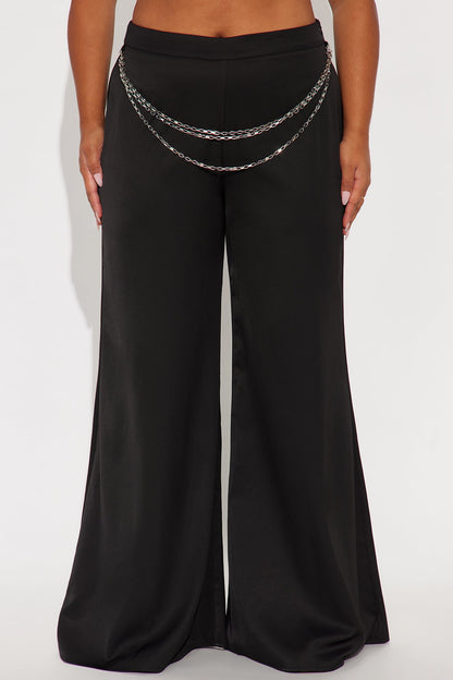 Odessa Wide Leg Pant 33″ - Black