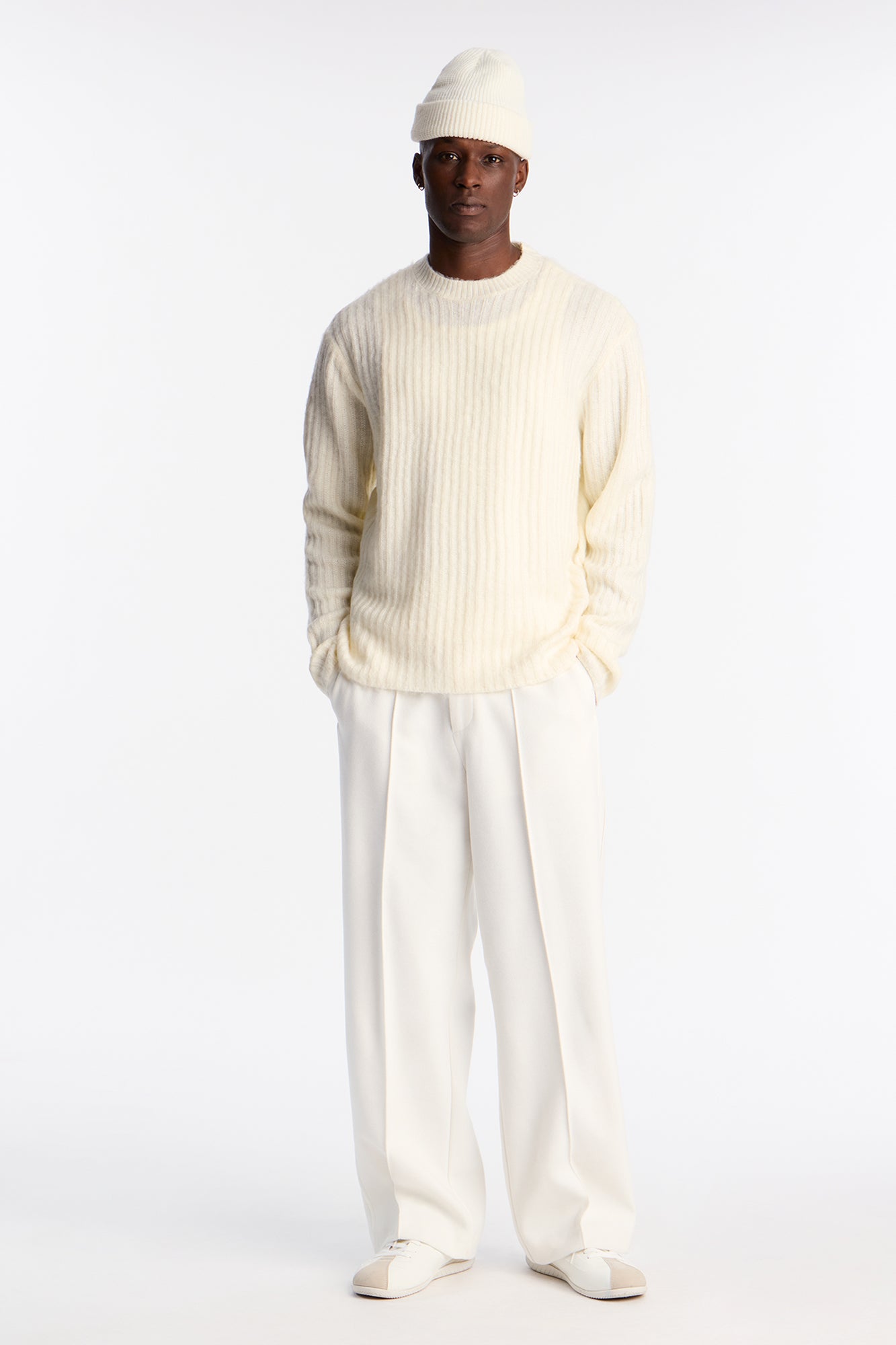 On My Way Crew Neck Sweater - Off White