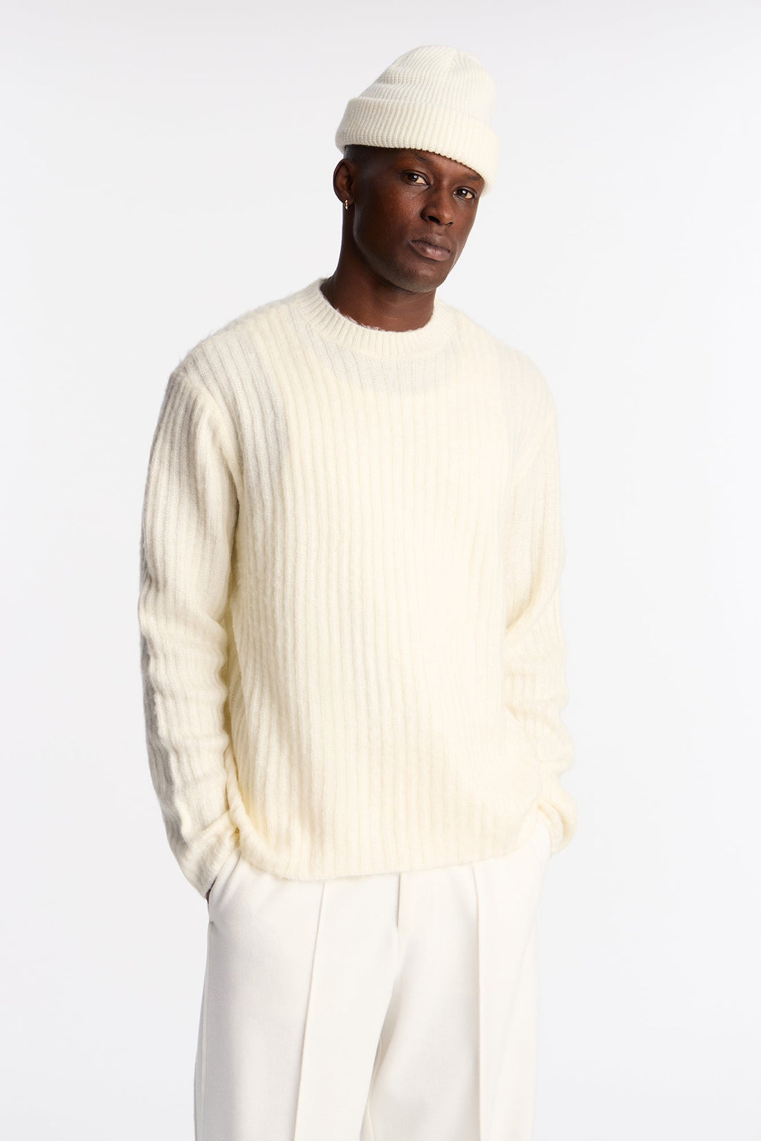 On My Way Crew Neck Sweater - Off White
