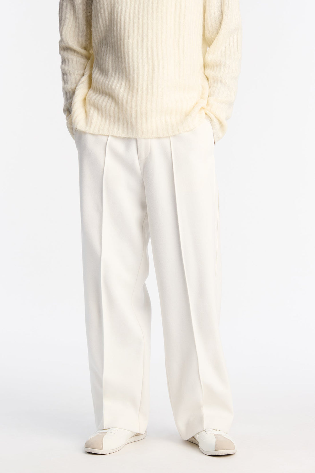 Baggy Mar Vista Stretch Tux Pant - Cream