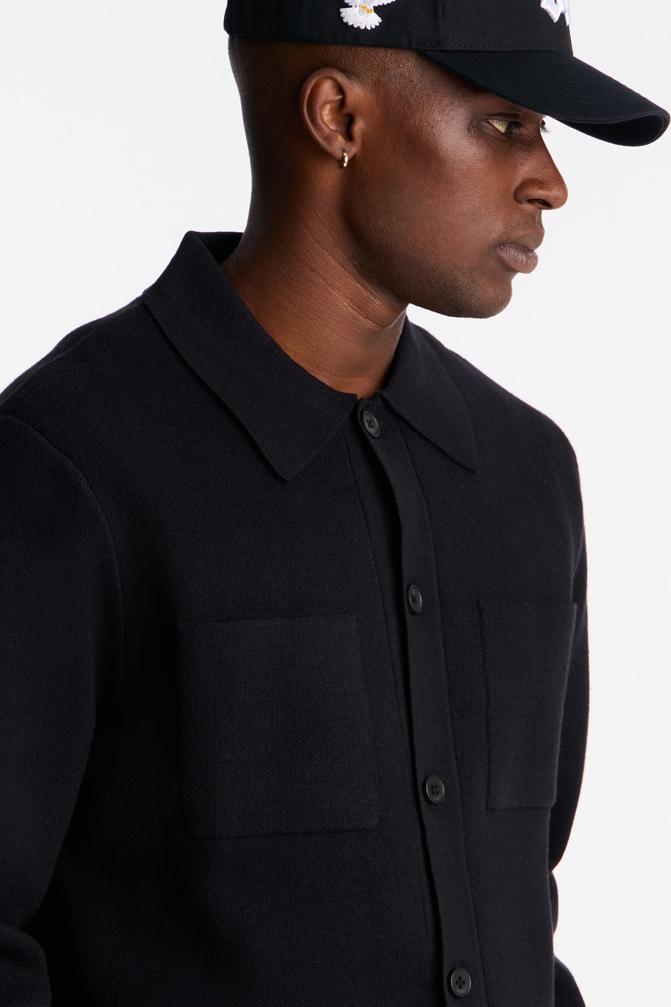 Daily Cardigan Sweater - Black