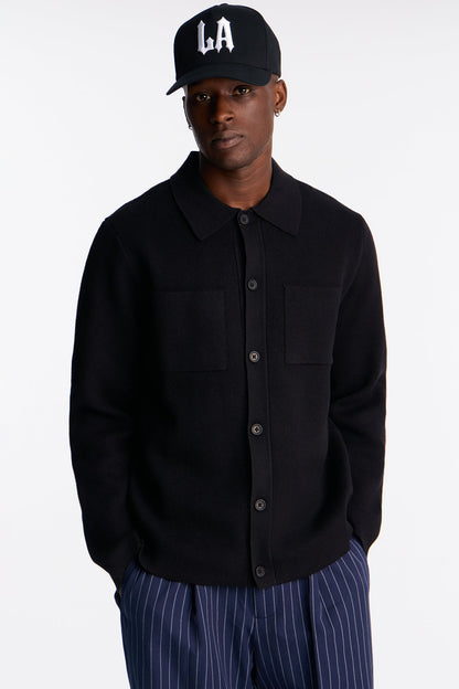 Daily Cardigan Sweater - Black