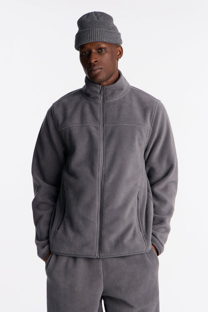 Core Microfleece Zip Jacket - Grey
