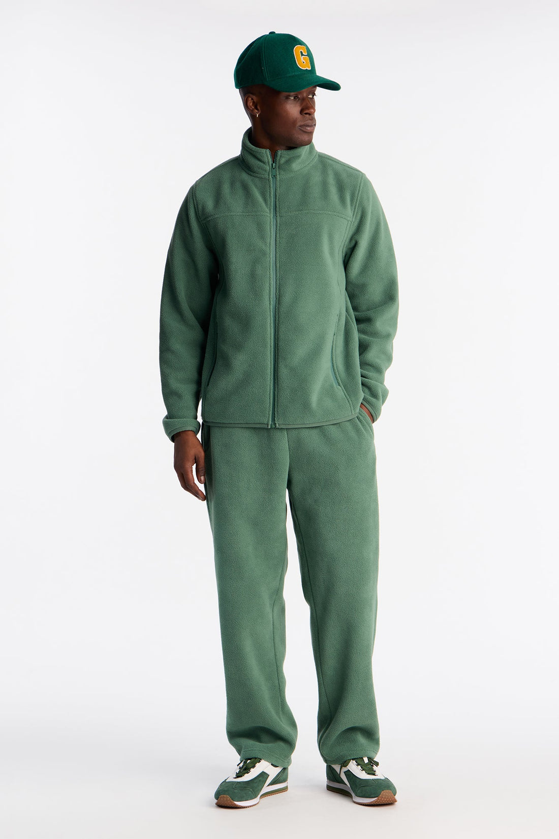 Core Microfleece Zip Jacket - Green