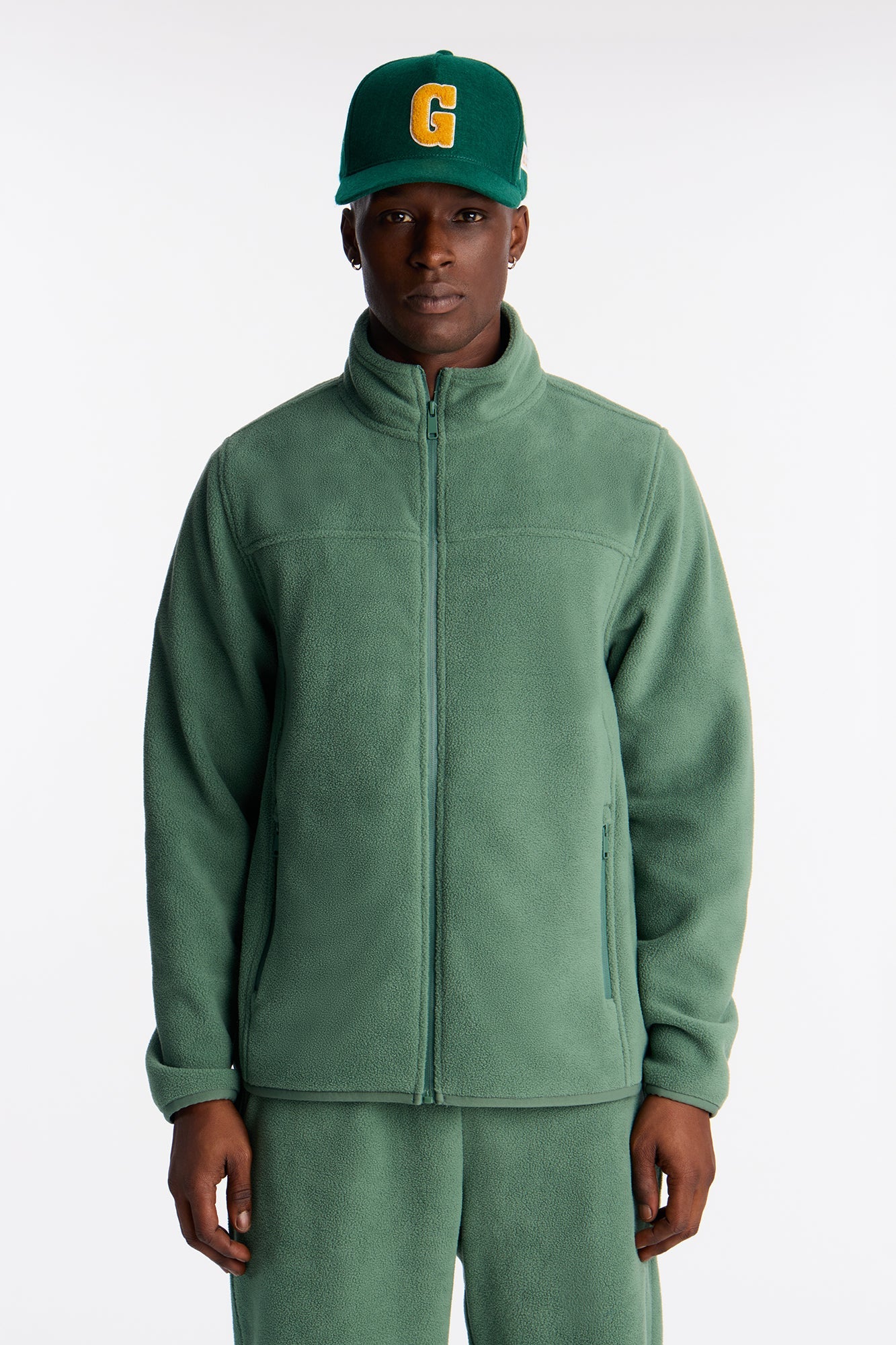 Core Microfleece Zip Jacket - Green
